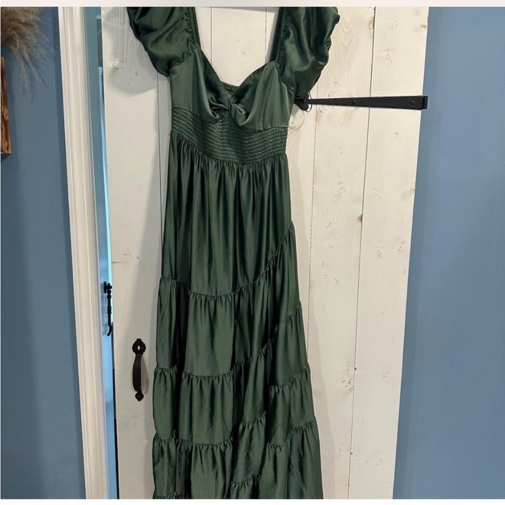 Free People Sundrenched Silky Maxi Dress size M - Picture 2 of 5